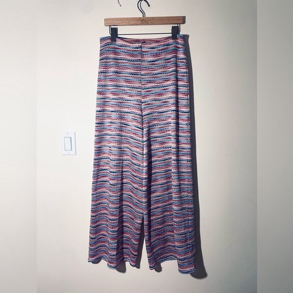 Free People Knit Wide-Leg Pants – Large Multicolor Striped - Picture 5 of 6